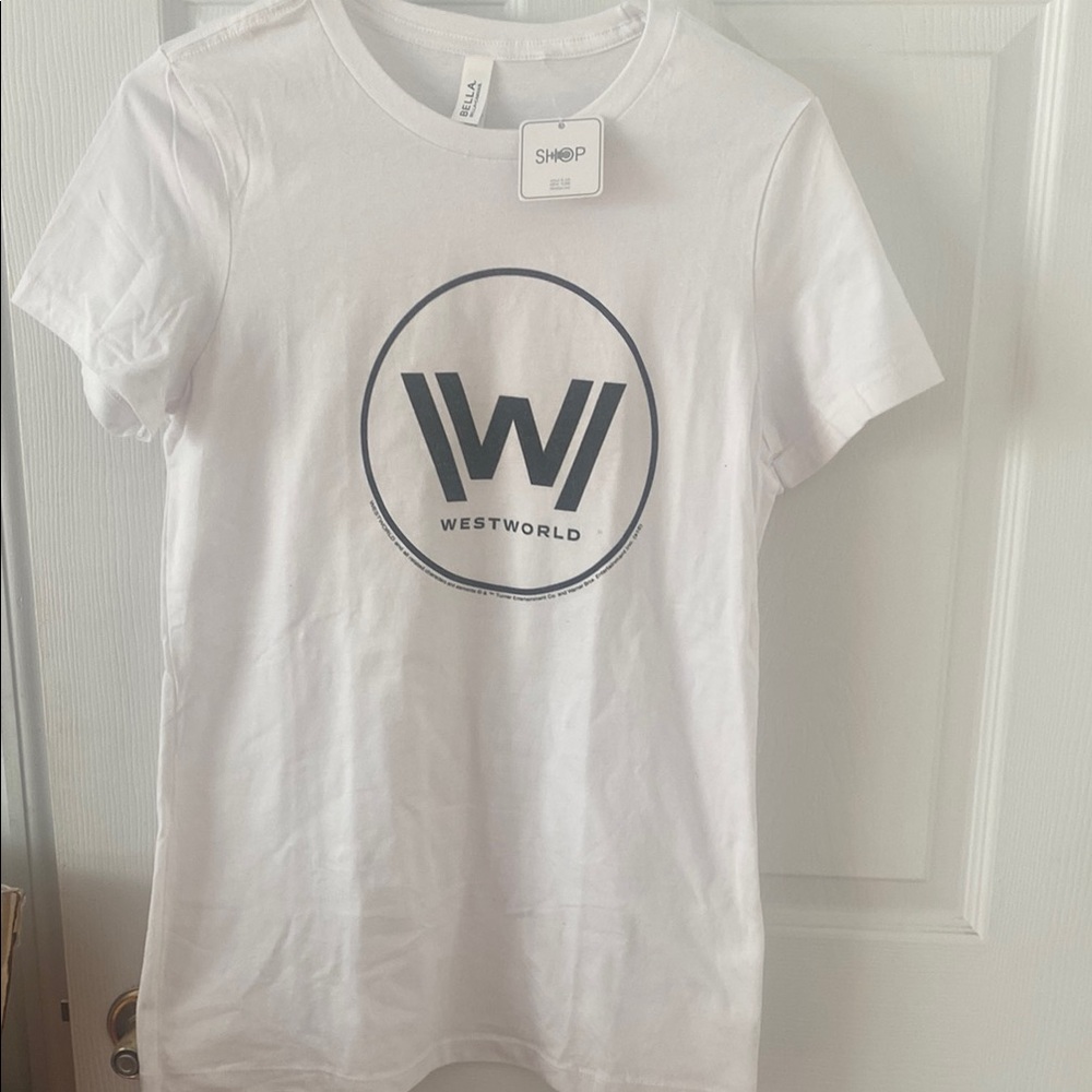 Westworld White T-Shirt NWT PTP 18.5